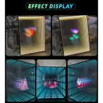 3D holographic display for the floor