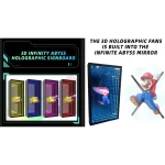 3D holographic display with unlimited content