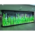 a high-quality transparent LED display