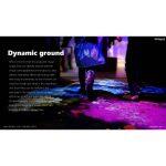 interactive projection floor with many games