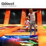 innvovative interactive trampoline with kids playing
