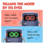 robot with expressive eyes