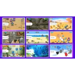 3D interactive wall and floor games