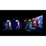 interactive transparent LED display with human-shadow interaction