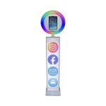 photo booth with iPad and remote controlled LED