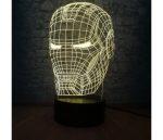Iron Man - 3D Optical Illusion LED Hologram Lamp - Image 5