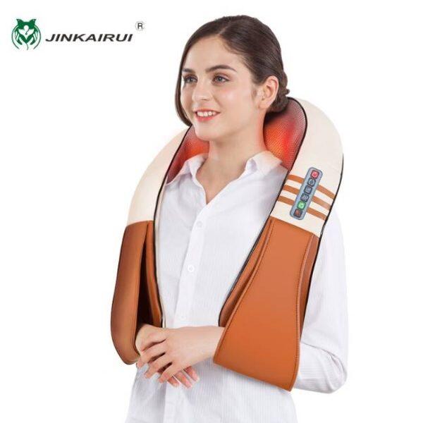 JinKaiRui U Shape Infrared Heated Electrical Shiatsu (with Gift Box)