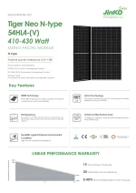 Jinko Solar Panel 425 Watt JKM425N-54HL4-V N-type Black Frame - Image 3