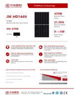 Jolywood Solar Panel JW-HD144N-460 Watt N-type Bifacial - Image 3
