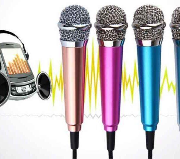 Mini Karaoke Microphone for Smartphones, Pcs & Laptops