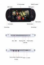 Χ7 Plus 5.1 Inch 128 BIT Handheld Game Console and MP5 Video Player - Image 12