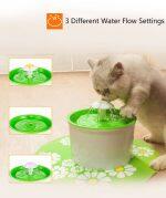 KIMHOME Automatic Pet Water Feeder Flower