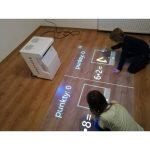 interactive box for wall and floor with many educational games for floor