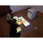 interactive box for wall and floor with a lot of interesting games for floor