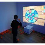 interactive box for wall and floor with many innovative games for wall
