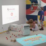 interactive box for wall and floor with a lot of interactive media