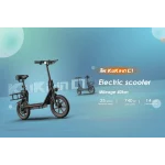 Electric scooter with a 48V/350W brushless high-speed motor