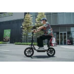 Electric scooter with 14-inch tires