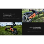 high quality electric scooter with strong shock absorber