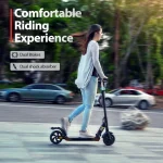 Electric Scooter with honeycomb tires.