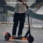 Electric scooter with a double brake system.