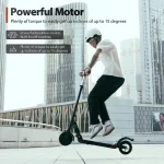 Electric scooter with powerful motor.