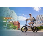 foldable e-bike with a high mileage