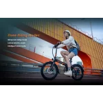 foldable e-bike with fat tires with various riding modes