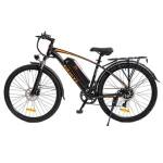 Electric Mountain Bike with efficient suspension system
