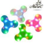 LED Light Fidget Spinner with Bluetooth Speaker