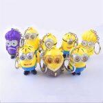 3D Minions Mini LED and Sound Keychain - Image 3