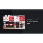 thin digital singage screen for shelves of stores connected via Wifi, Bluetooth and Network