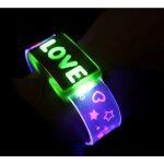LED Wristband Bracelet with Flashing Letters - Love version