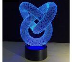 Love Knot - 3D Optical Illusion LED Hologram Lamp - Image 3