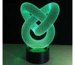 Love Knot - 3D Optical Illusion LED Hologram Lamp - Image 2