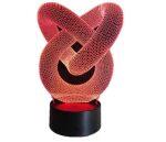 Love Knot - 3D Optical Illusion LED Hologram Lamp