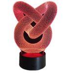 Love Knot - 3D Optical Illusion LED Hologram Lamp