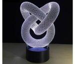 Love Knot - 3D Optical Illusion LED Hologram Lamp - Image 4