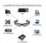 Bluetooth Wireless Mobile Phone & Mp3 Smart Sunglasses - Image 2