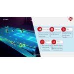 innvovative interactive pool with a lot of effects