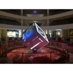 High resolution Cube LED Display for commercial centers