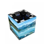 High resolution Cube LED Display with high tech interior