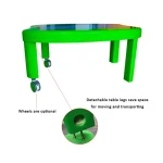 interactive table with detachable table legs