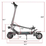 electric scooter with ergonomic and compact design