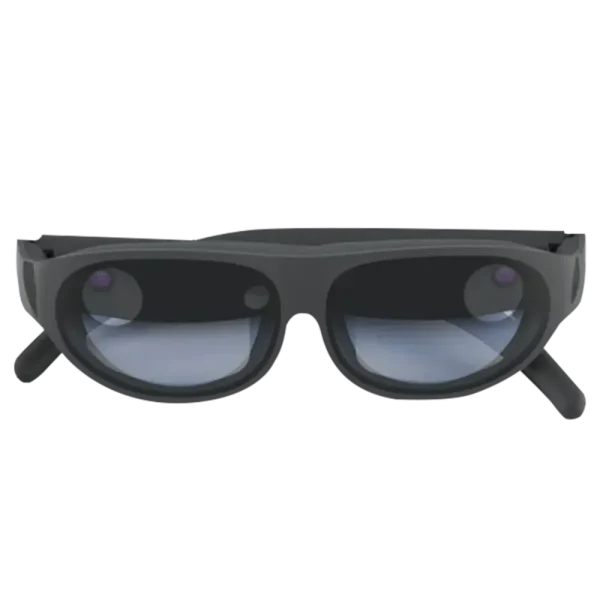 Mixed reality glasses with a compact design