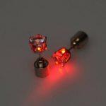 One Light Up LED Earrings with Cubic Zirconia Stone - Image 6