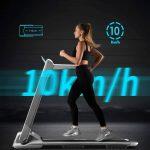 smart bluetooth walking and running electric machine with smart speed reduction