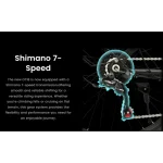 electric bike with Shimano 7-speed