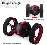 PEG SJ88 Remote Control Bounce Robot Car with Flexible Wheels Rotation and LED Light - Image 4