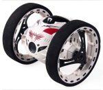 PEG SJ88 Remote Control Bounce Robot Car with Flexible Wheels Rotation and LED Light